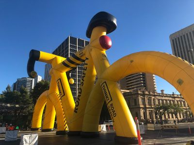 THINK! Road Safety during the Santos Tour Down Under